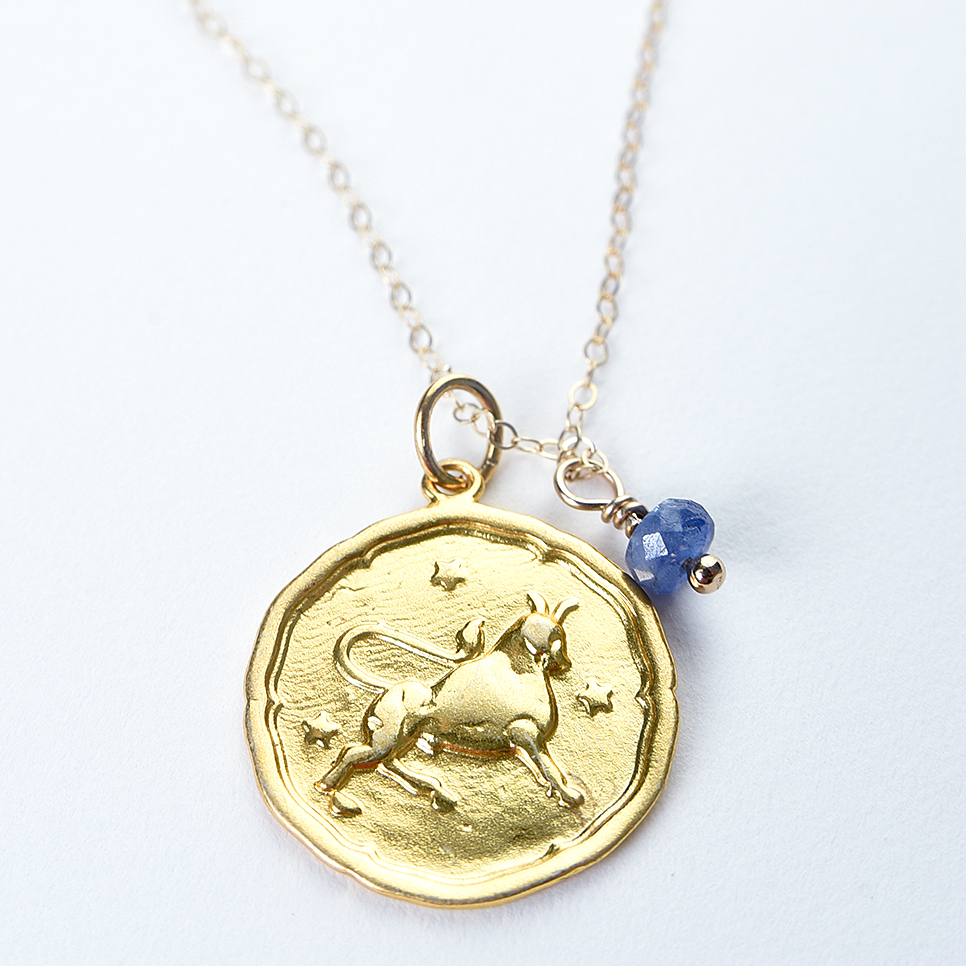 Taurus Charm Taurus Charm Necklace – Wendy Perry Designs